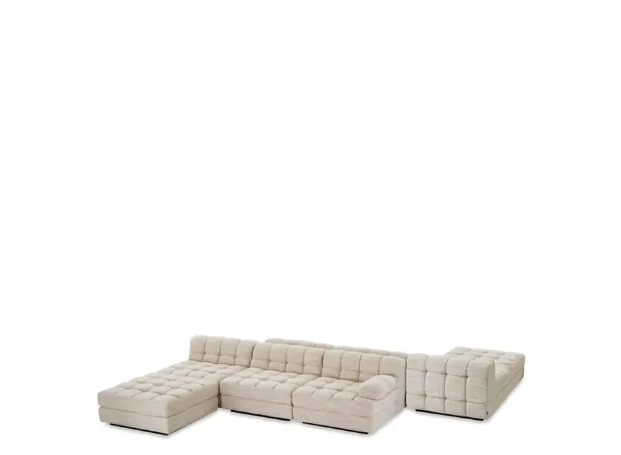 Canapé 'Dean' - Ottoman - Skyward sand