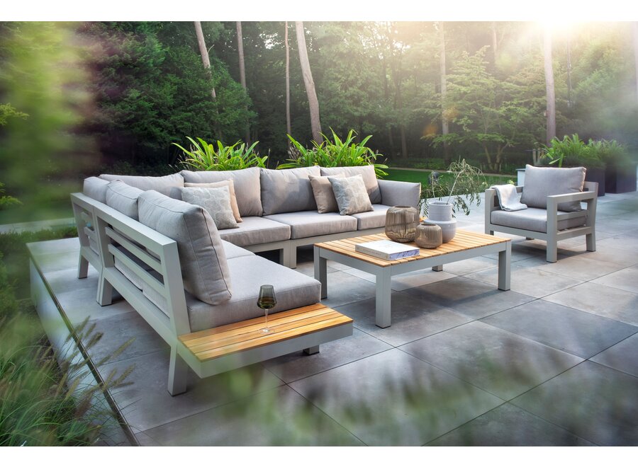 Couchtisch 'Midori' - Salix/Teak