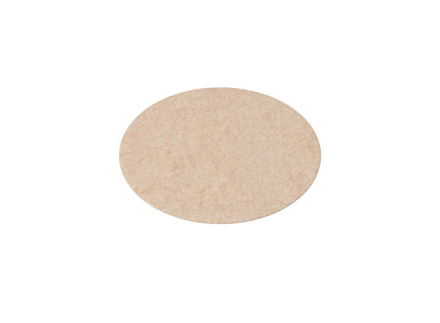 Tapis rond 'Lake' - Pearl