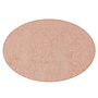 Tapis rond 'Lake' - Rose