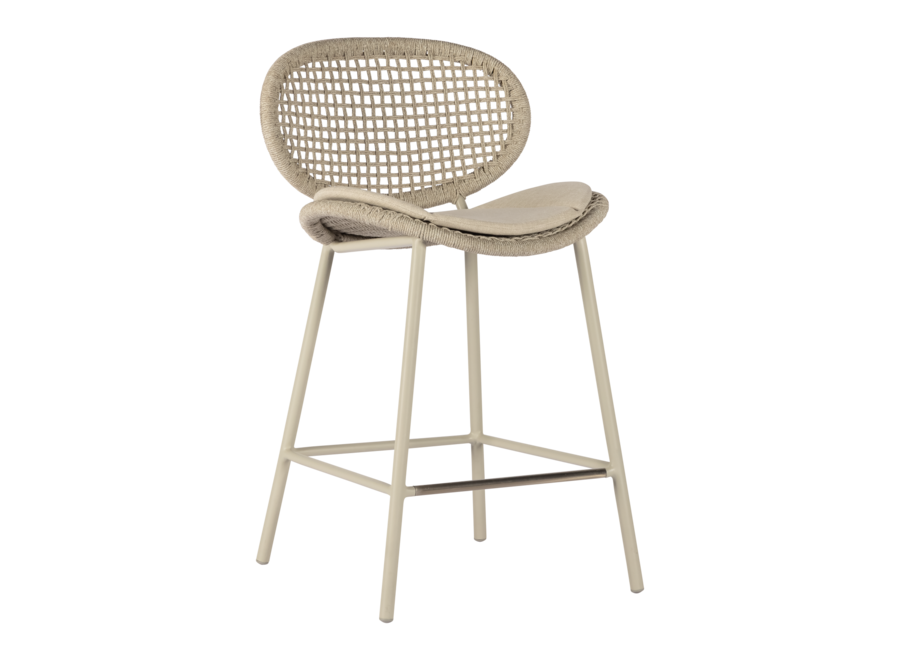 High dining chair 'Sori' - Chalk