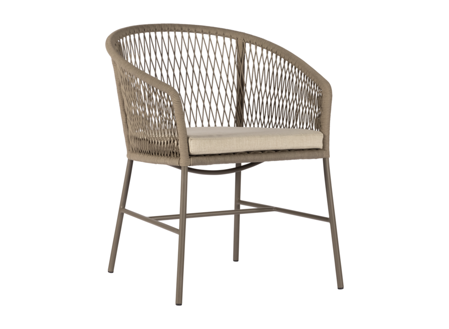 Garden chair 'Lerici' - Slate