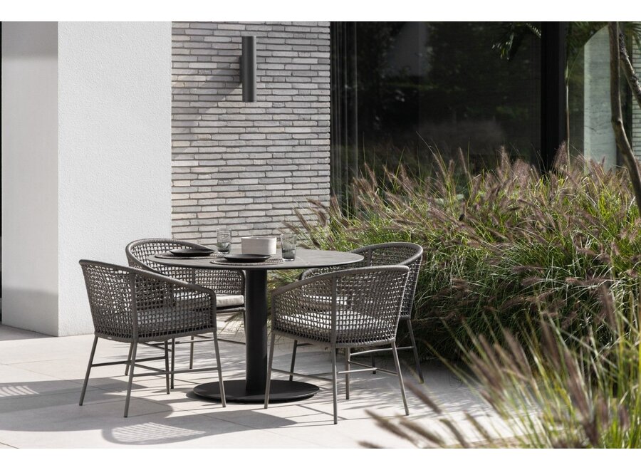 Garden chair 'Pitelli' - Slate/Taupe