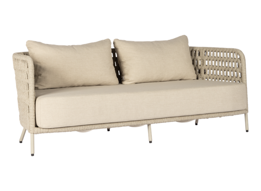 Loungesbank 'Rapallo' - Chalk