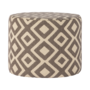 Outdoor pouf 'Ian' - Grey