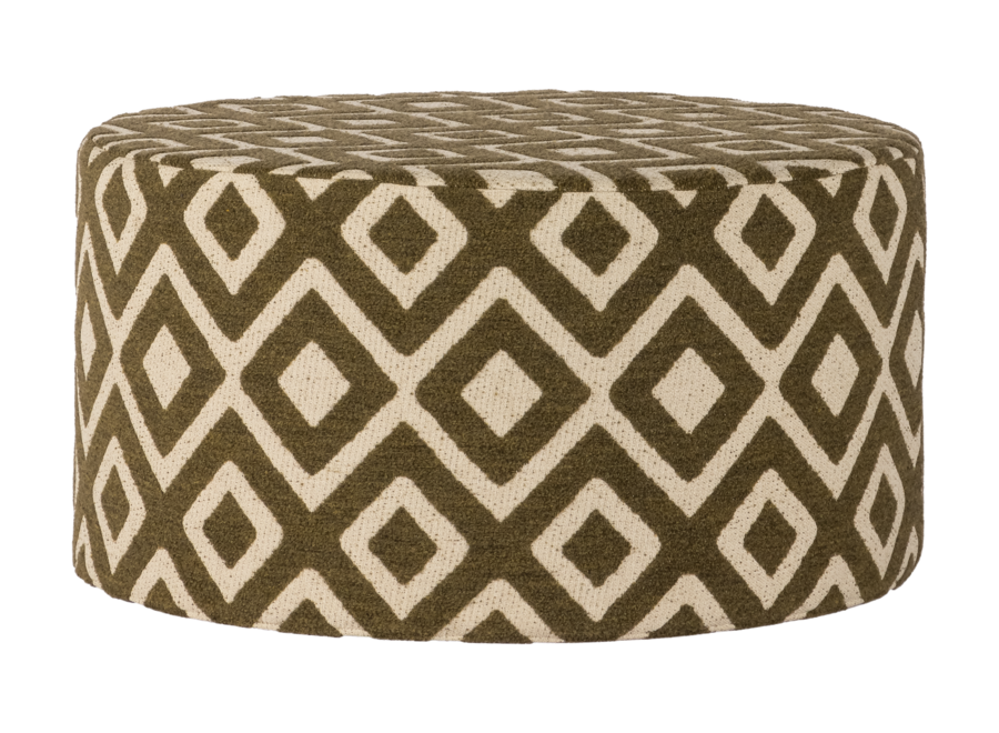 Outdoor pouf 'Ian' - Green