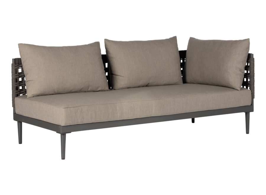 Lounge sofa 'Jaxx' - Graphite