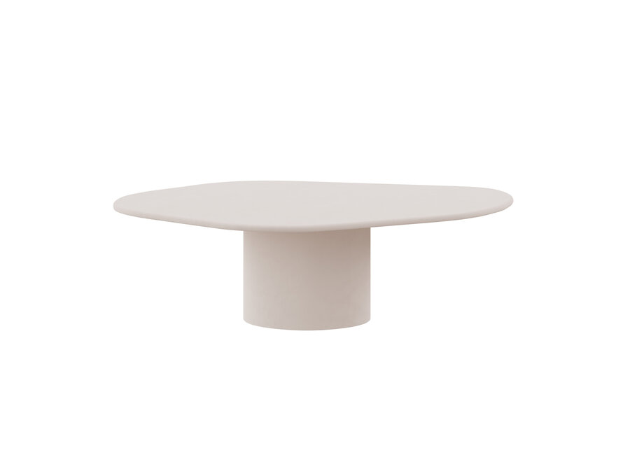 Dining table 'Delphi' - Chalk Pearl