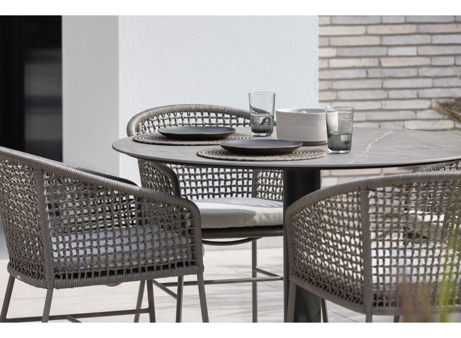 Table de jardin 'Peniche' - Anthracite