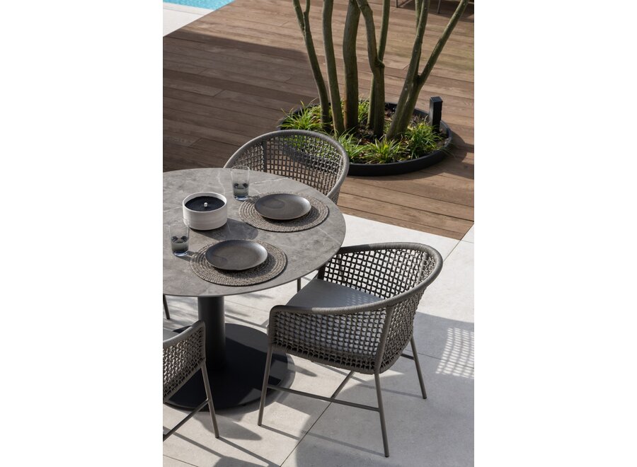 Garden table 'Peniche' - Anthracite