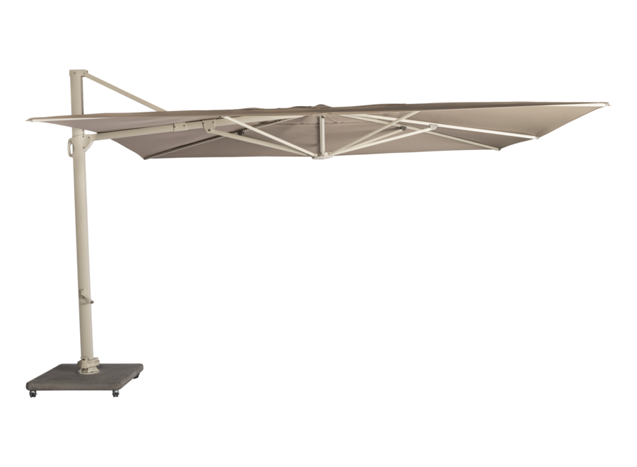 Sonnenschirm 'Santo' 350x350 - Chalk/Taupe