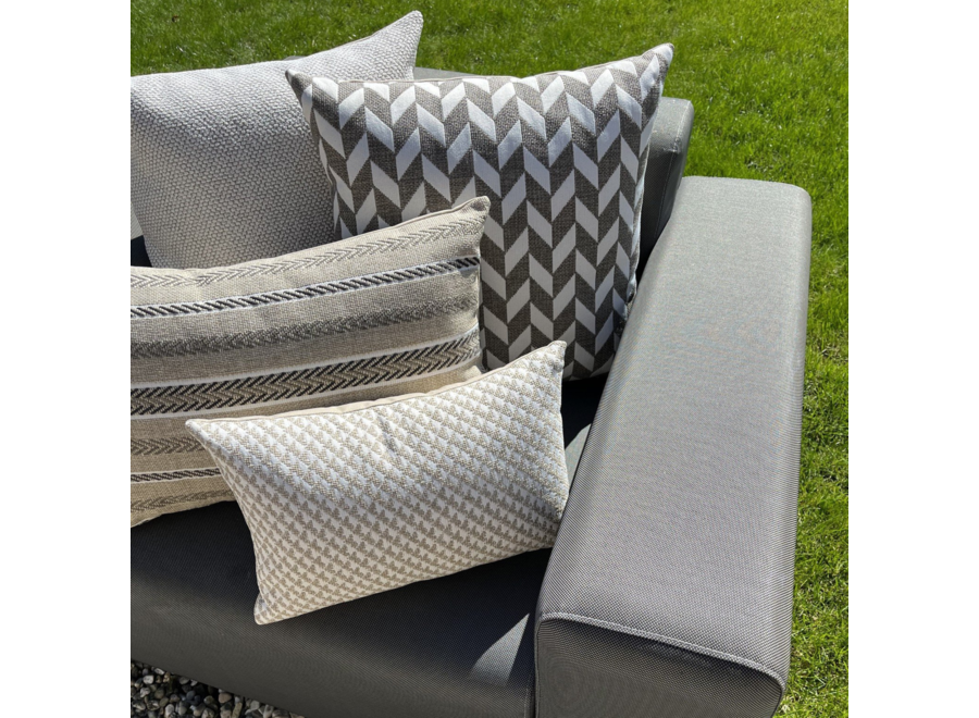 Cushion combination W| Outdoor Sand: Lucca, Pavilon, Valdolina & Vernandez