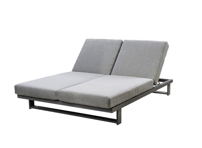 Duo Lounger 'Kazoku' - Dark Grey