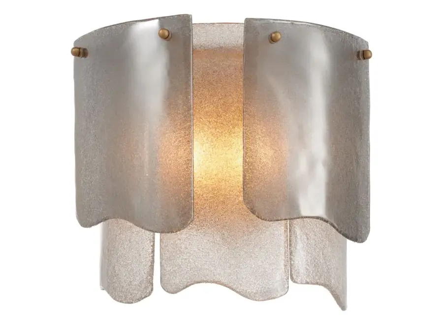 Lampe murale 'Asinara' - Smoke Glass
