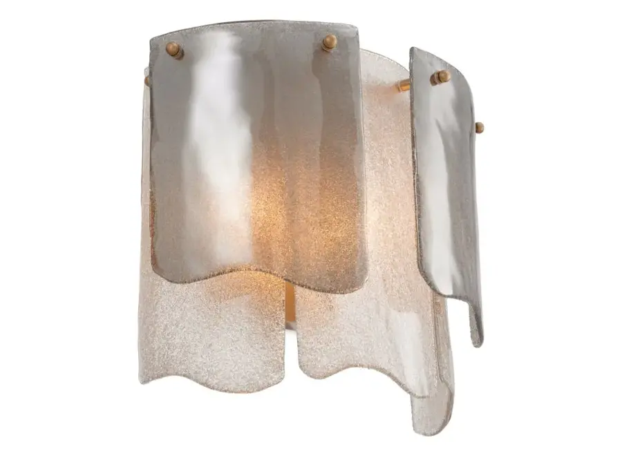 Lampe murale 'Asinara' - Smoke Glass