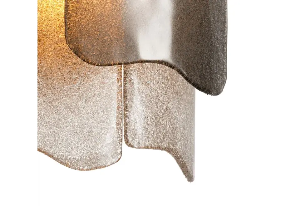 Wall lamp 'Asinara' - Textured Glass