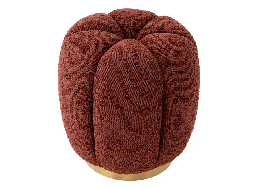 Hocker ‘Orchanic'  - Bouclé rouge