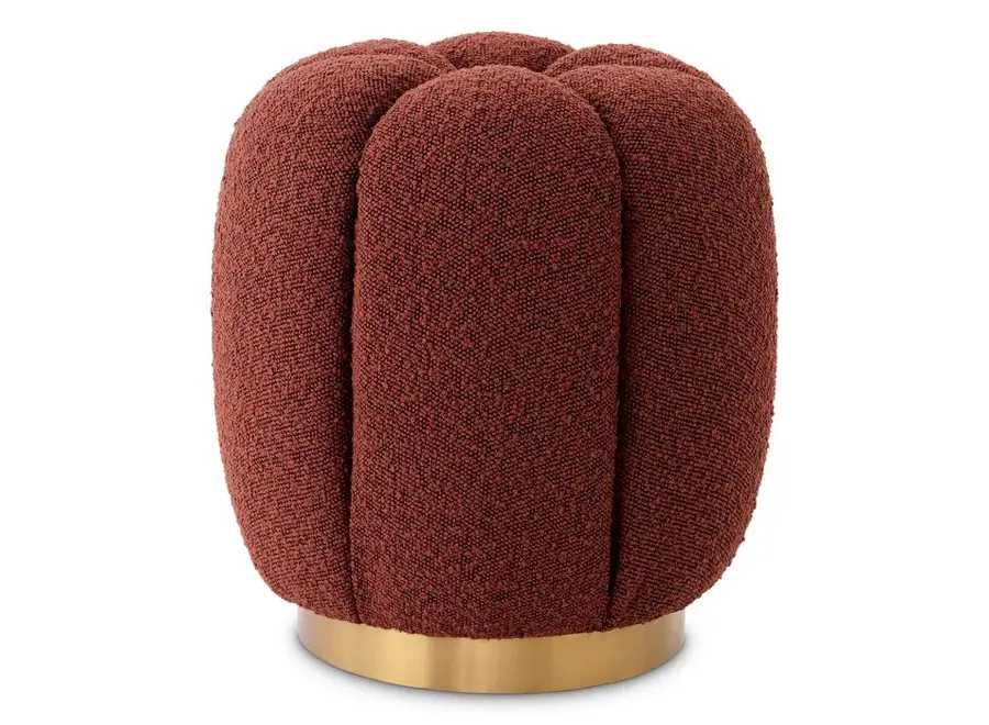 Hocker ‘Orchanic'  - Bouclé rouge