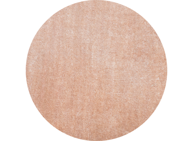 Round carpet 'Lake' - Rose