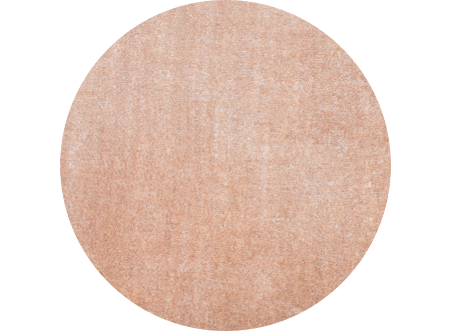 Round carpet 'Lake' - Rose