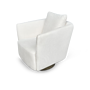 Fauteuil pivotant Borgia - Off White