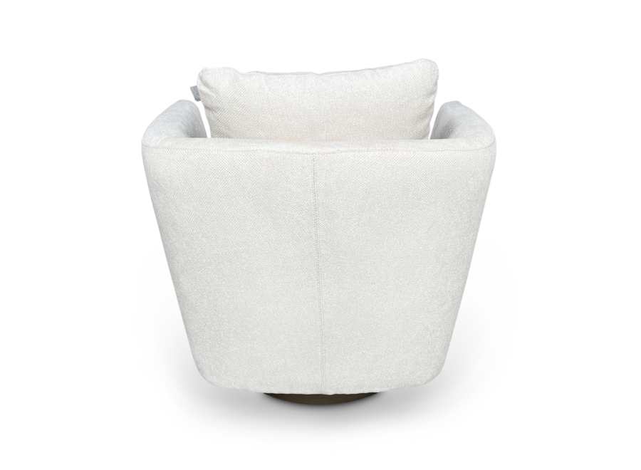 Fauteuil pivotant Borgia - Off White