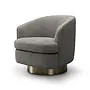 Sessel 'Borelli' -  Grey Chanel Tweed