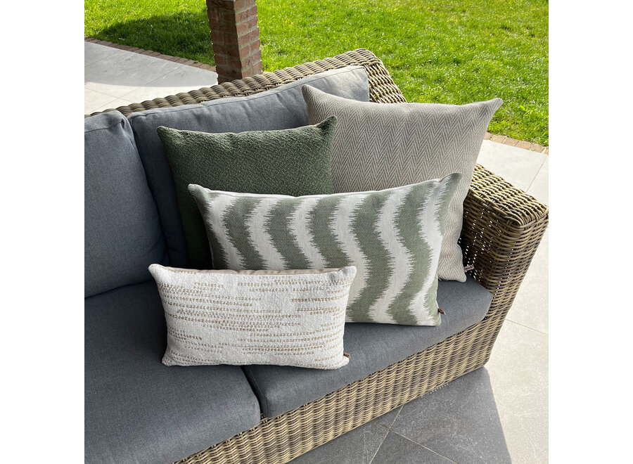 Combinaison coussin Outdoor Olive: Betina, Short, Hewella & Cafello