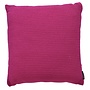 Outdoor cushion 'Crochette' 50x50cm - Fuchsia