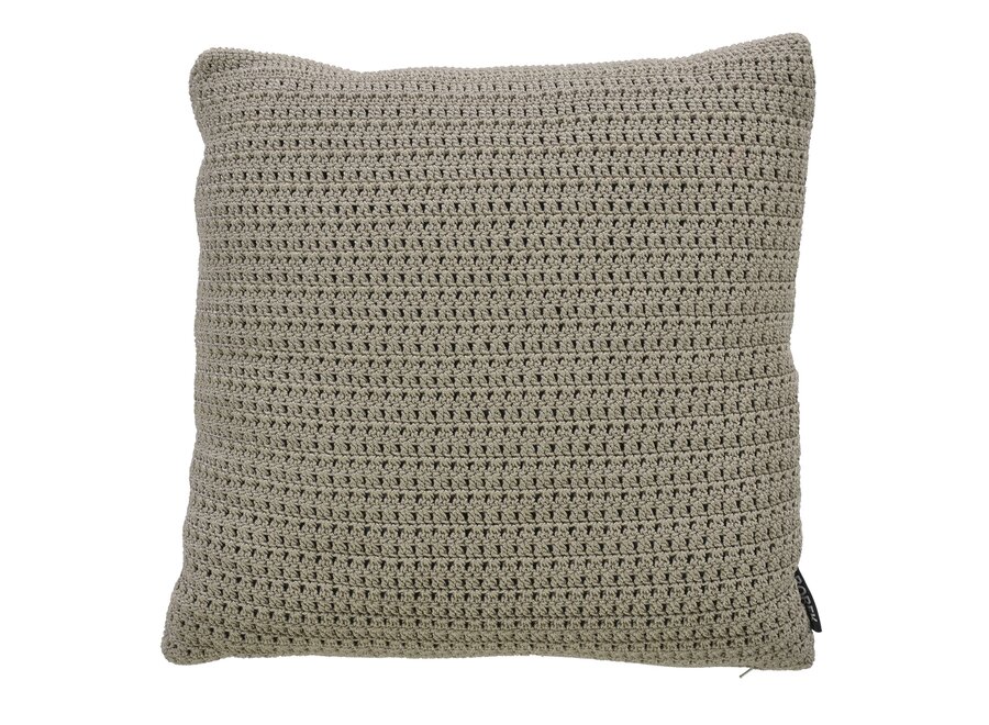 Outdoor-Kissen 'Crochette' DW 50x50cm - Sand