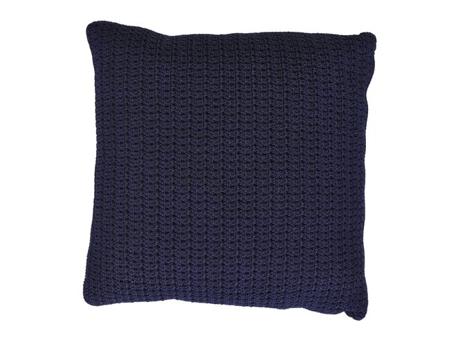 Outdoor cushion 'Crochette' DW 50x50cm - Navy