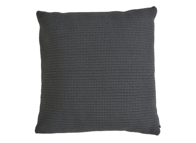 Outdoor Kissen 'Crochette' 50x50cm - Anthracite