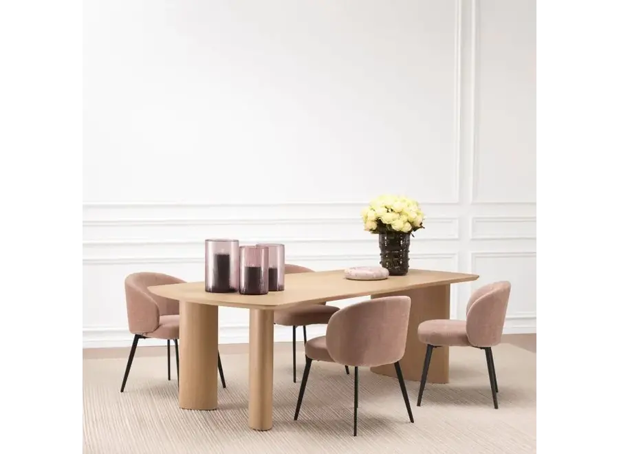 Dining table 'Bergman'  - Natural Oak - S