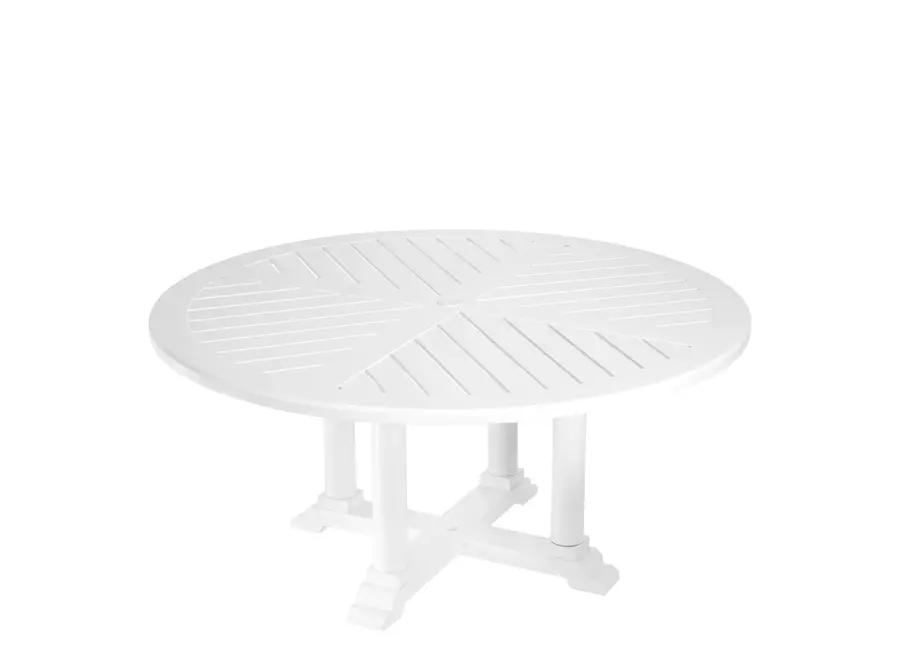 Dining Table 'Bell Rive' - L - Round White