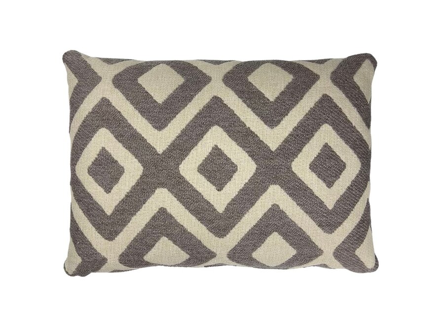 Outdoor cushion - Argyle Grey