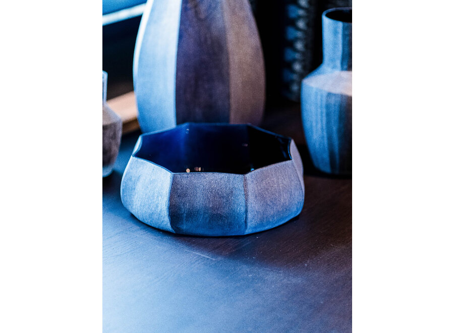 Schüssel 'Onyx' in der Farbe Indigo