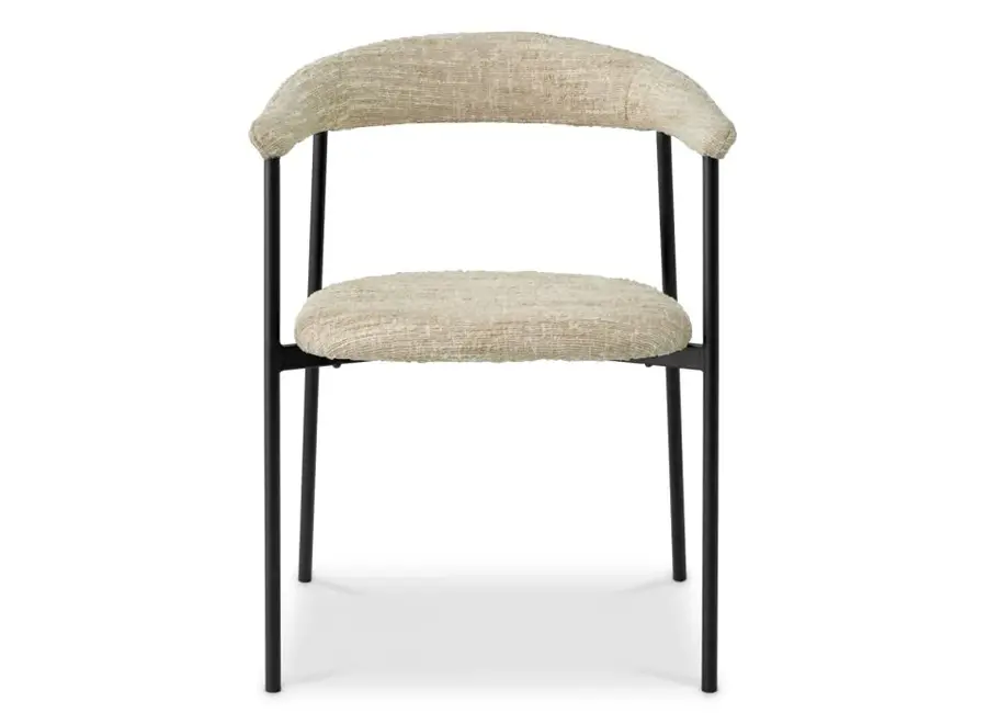 Chaise de salle à manger 'Julio' set of 2- Cream