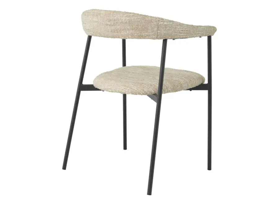 Chaise de salle à manger 'Julio' set of 2- Cream