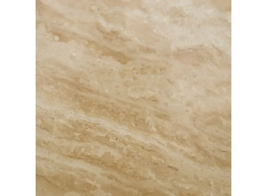 Table à manger 'Nathan' - Travertine