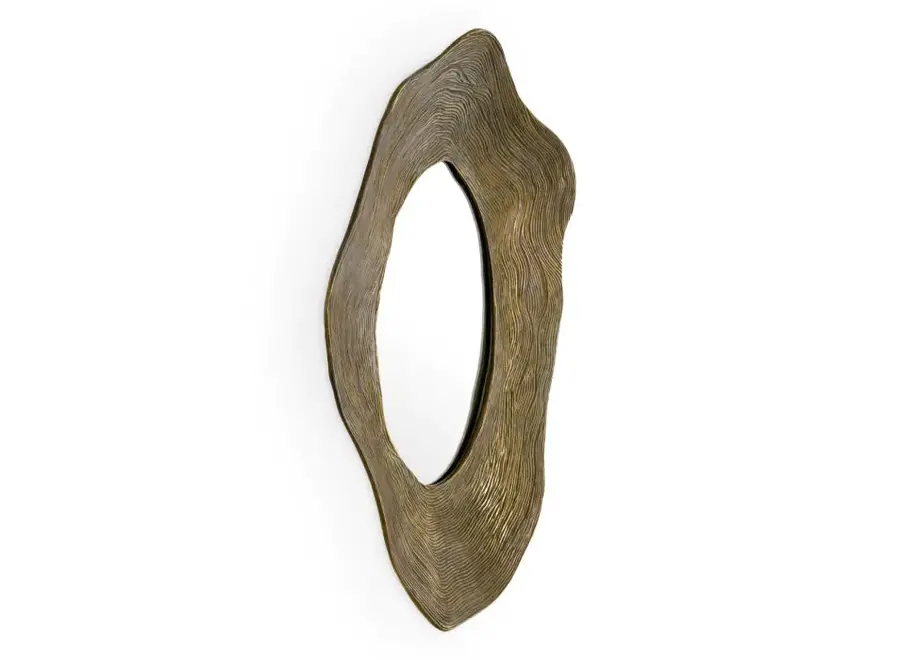Mirror 'Pavone' - Brass