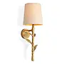 Wandlampe 'Farini' - Brass/Linen Mix