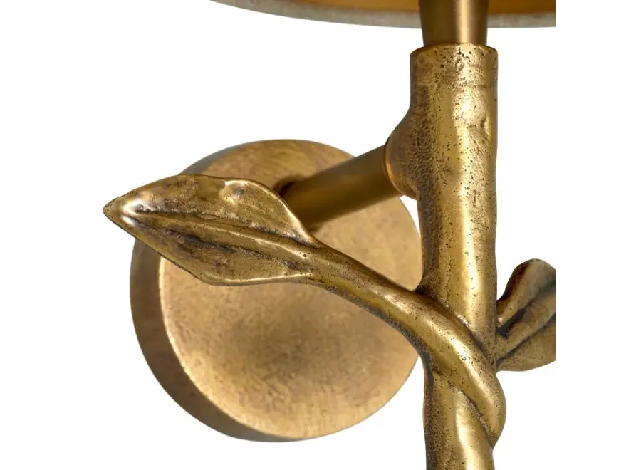 Wandlampe 'Farini' - Brass/Linen Mix