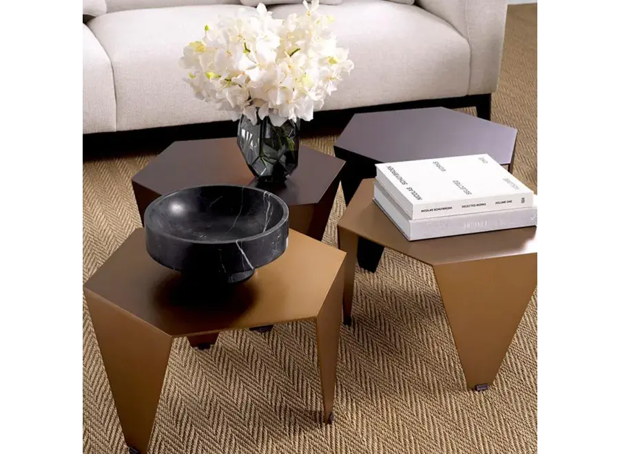 Table d'appoint 'Metro Chic' - Bronze