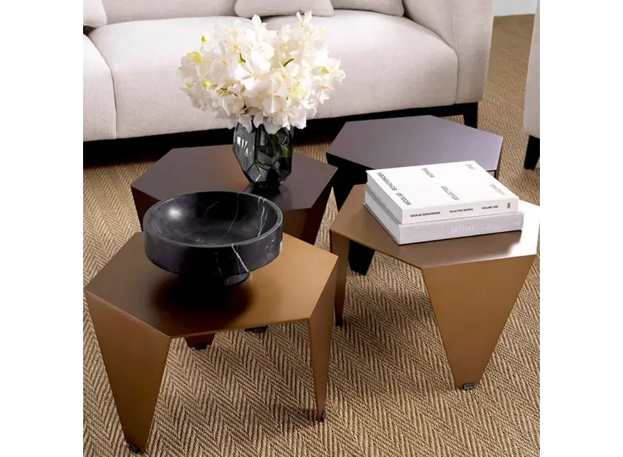 Table d'appoint 'Metro Chic' - Brass