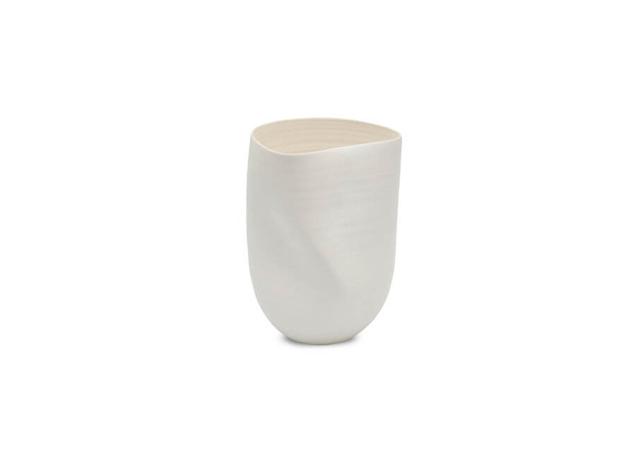 Vase 'Serenity' Off White - M
