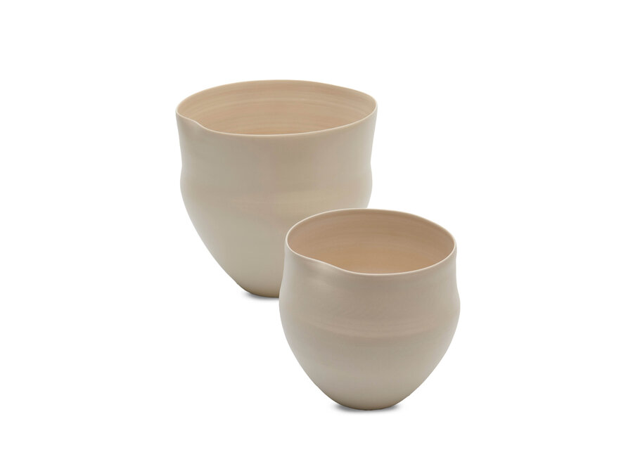 Vase 'Cascade' Sand - M