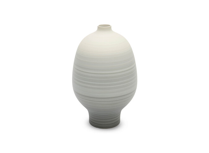 Vase 'Mystique' Lightgrey / Off White - M