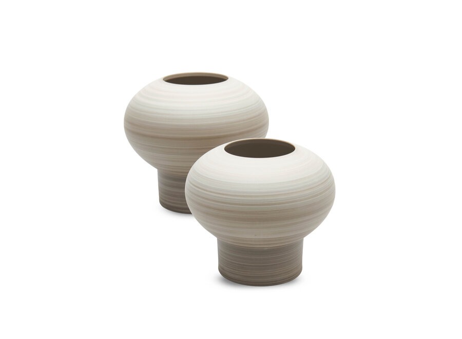 Vase 'Radiance' Beige Sand - M