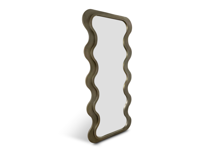 Mirror 'Wave' Bronze