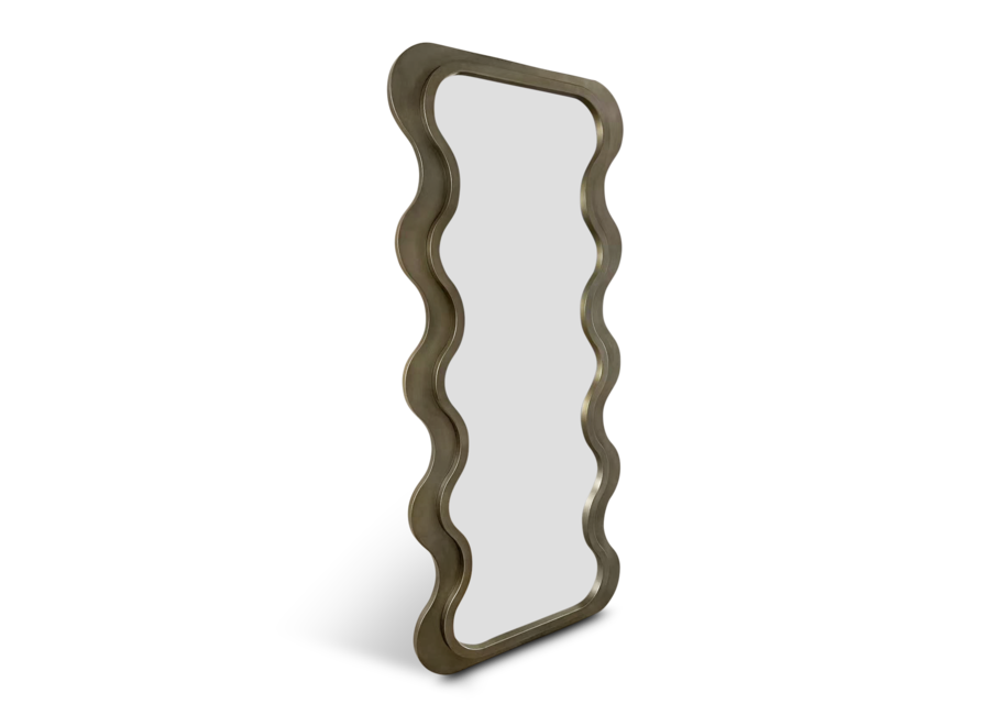 Miroir Wav' Bronze